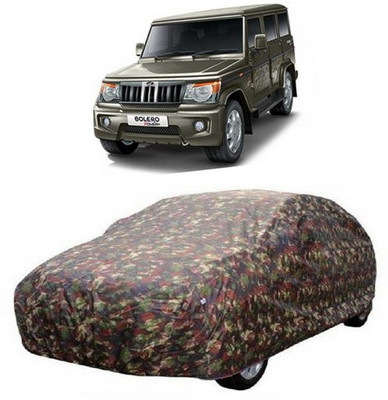 HDSERVICES Car Cover For Mahindra Bolero (Without Mirror Pockets)(Multicolor)