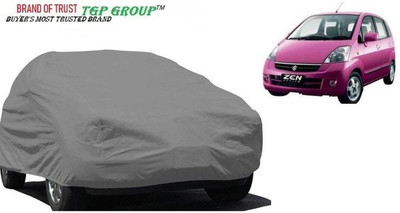 TGP GROUP Car Cover For Maruti Suzuki Zen Estilo (Without Mirror Pockets)(Grey, For 2019 Models)