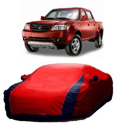 HDSERVICES Car Cover For Tata Xenon (With Mirror Pockets)(Red)