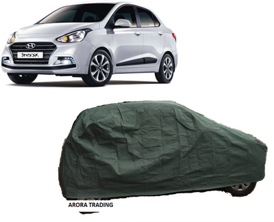 COVERPLANET Car Cover For Hyundai Xcent (Without Mirror Pockets)(Green)