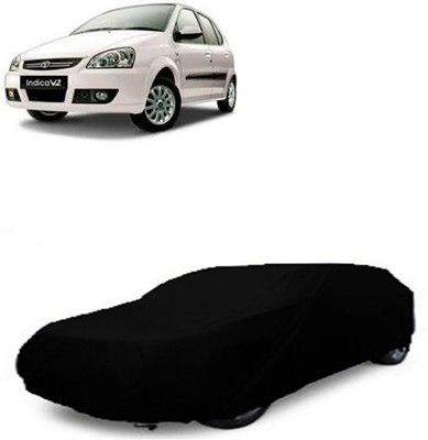 A+ RAIN PROOF Car Cover For Tata Indica V2 (Without Mirror Pockets)(Black)