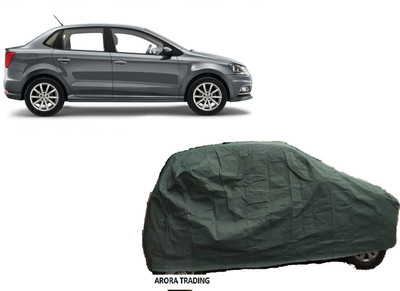 COVERPLANET Car Cover For Volkswagen Ameo (Without Mirror Pockets)(Green)