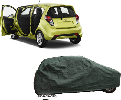 ANLOPE Car Cover For Chevrolet Spark (With Mirror Pockets)(Green)