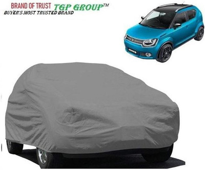 TGP GROUP Car Cover For Maruti Suzuki Ignis (Without Mirror Pockets)(Grey)