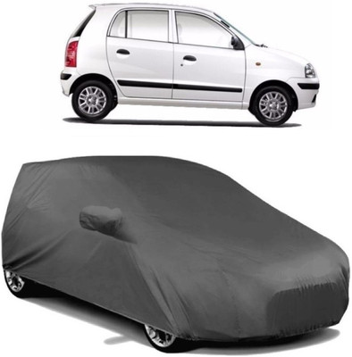 MoTRoX Car Cover For Hyundai Santro Xing (With Mirror Pockets)(Grey)