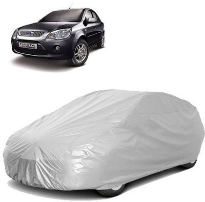 Royalrich Car Cover For Ford Fiesta Classic (Without Mirror Pockets)(Silver)