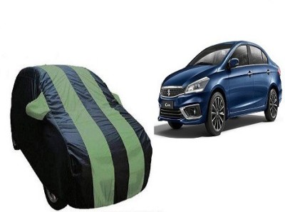 Frap Car Cover For Maruti Suzuki Ciaz (With Mirror Pockets)(Green, Blue, For 2017 Models)