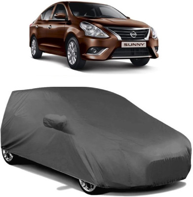 MoTRoX Car Cover For Nissan Sunny (With Mirror Pockets)(Grey)