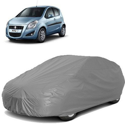 Royalrich Car Cover For Maruti Suzuki Ritz (Without Mirror Pockets)(Grey)