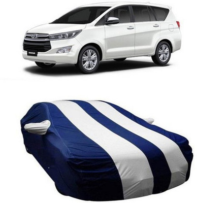 AAMANG Car Cover For Toyota Innova Crysta (With Mirror Pockets)(White)