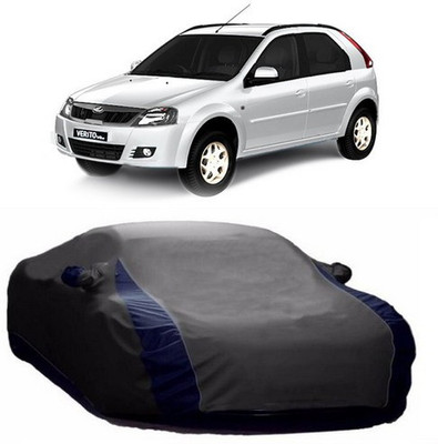 VIRMANG Car Cover For Mahindra Verito (With Mirror Pockets)(Grey)