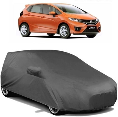 MoTRoX Car Cover For Honda Jazz (With Mirror Pockets)(Grey)