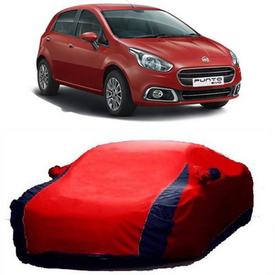 CLASS ONE Car Cover For Fiat Punto Evo (With Mirror Pockets)(Red)