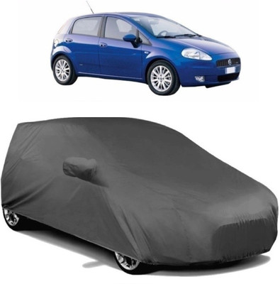 MoTRoX Car Cover For Fiat Grande Punto (With Mirror Pockets)(Grey)