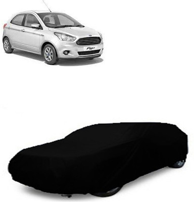 A+ RAIN PROOF Car Cover For Ford Figo (Without Mirror Pockets)(Black)