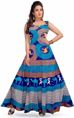 Kuberdisha Anarkali Gown(Multicolor)