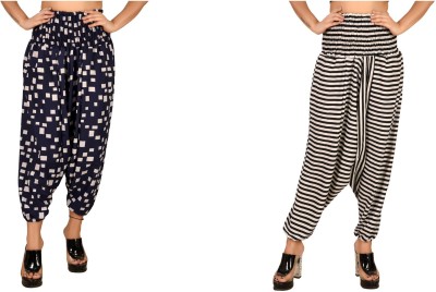 FusFus Printed Pure Crepe Women Harem Pants