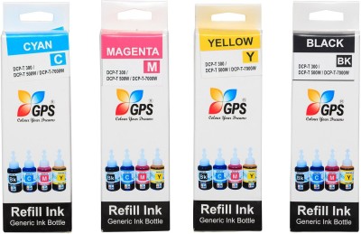 GPS Colour Your Dreams BT5000, BT6000 for DCP-T300 Black + Tri Color Combo Pack Ink Bottle