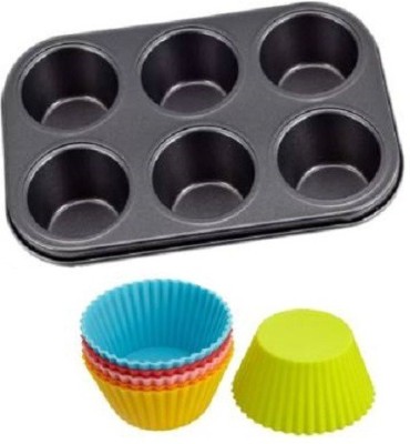 MASTER ROYAL BACKNCOOK TOOLS Aluminium Cupcake/Muffin Mould 12(Pack of 12)