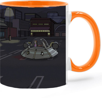 ARTBUG Rick And Morty Cartoon -3407 Ceramic Coffee Mug(350 ml)