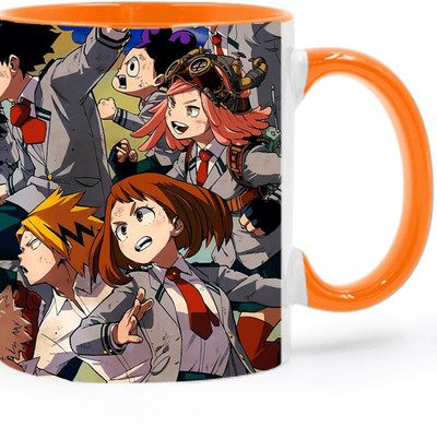ARTBUG Boku no Hero Academia - 3102 Orange Ceramic Coffee Mug(350 ml)