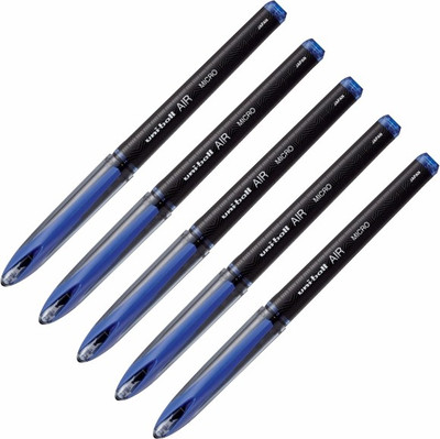 uni-ball ROLLER BALL PEN Roller Ball Pen(Pack of 5, Ink Color - Blue)