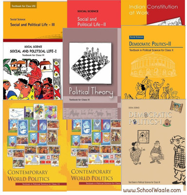 NCERT Political Science Books Set Class 6 To 12 (English Medium - Binded Books)(Hardcover, NCERT)