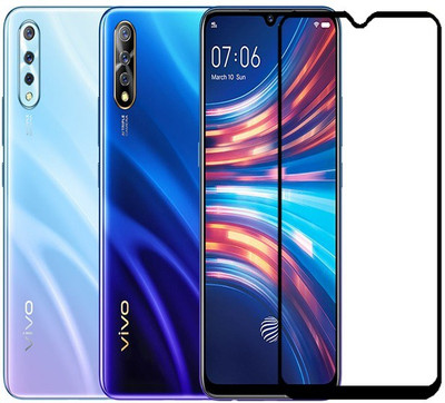 Q Box Edge To Edge Tempered Glass for Vivo Z5, Vivo s1, vivo v17 Neo(Pack of 1)