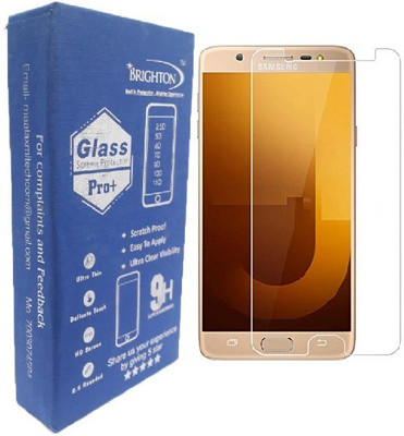 BRIGHTRON Edge To Edge Tempered Glass for Samsung Galaxy J7 max with 2.5 D Curved Edge/Anti Fingerprint Coating / 9H Hardness 0.3MM Screen Guard Tempered Glass for Samsung Galaxy j7 MAX-Clear(Pack of 1)
