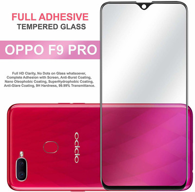 HIE POWER Edge To Edge Tempered Glass for OPPO F9_9H_5D(Pack of 1)