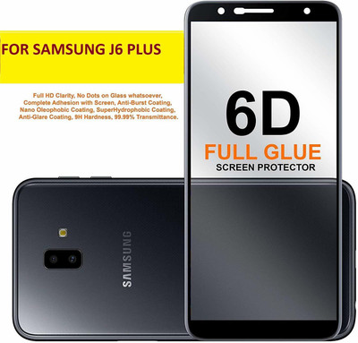 HIE POWER Edge To Edge Tempered Glass for Samsung Galaxy J6 Plus(Pack of 1)