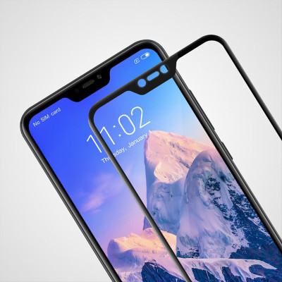 HIE POWER Edge To Edge Tempered Glass for Nokia 6.1 Plus(Pack of 1)