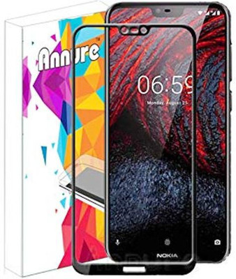 9H Edge To Edge Tempered Glass for Nokia 6.1 Plus(Pack of 1)