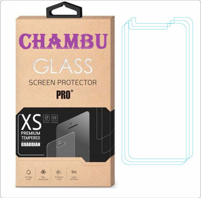 CHAMBU Edge To Edge Tempered Glass for LAVA Iris 349i(Pack of 3)