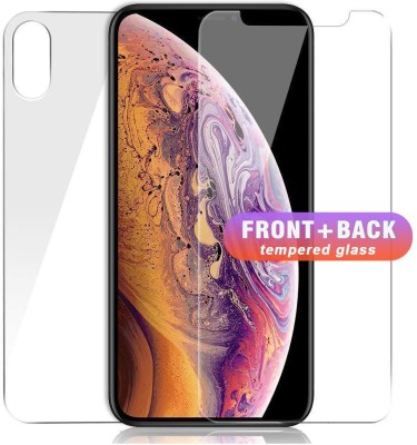 CASE CREATION Front and Back Screen Guard for Apple iPhone XS Max(Pack of 2)