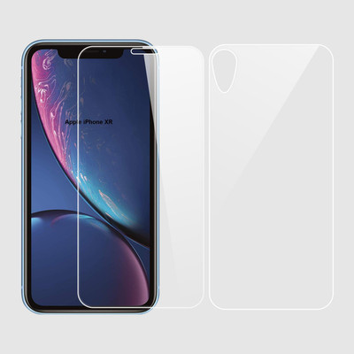 CASE CREATION Front and Back Screen Guard for Apple iPhone XR(Pack of 2)