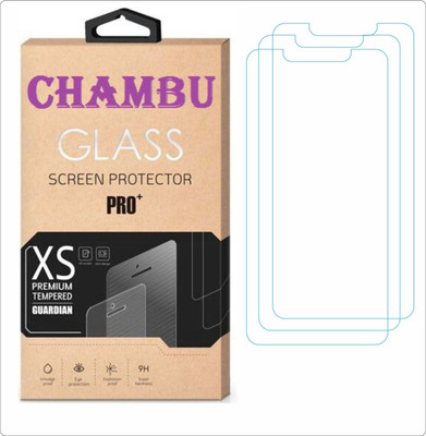 CHAMBU Tempered Glass Guard for SAMSUNG REX 80(Pack of 3)