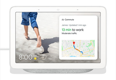 Google Nest Hub(Chalk)
