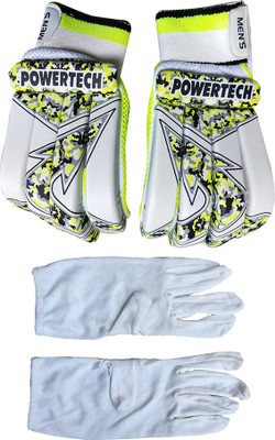 JetFire Green Batting Gloves Combo With Inner Gloves Batting Gloves(Green)