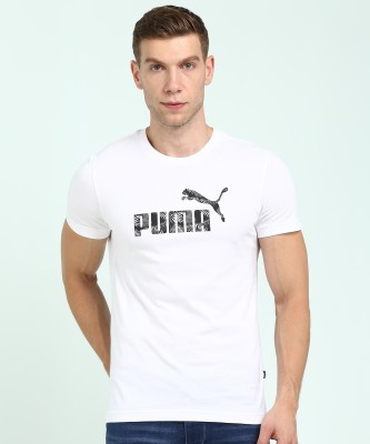 mens white puma t shirt