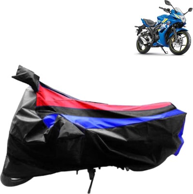 RONISH Waterproof Two Wheeler Cover for Suzuki(Gixxer SF, Black, Red, Blue)