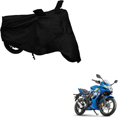 RONISH Two Wheeler Cover for Suzuki(Gixxer SF, Black)