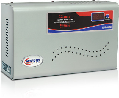 Microtek EM4090 VOLTAGE STABILIZER White Microtek Voltage Stabilizers