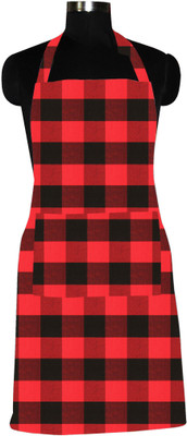 AIRWILL Cotton Home Use Apron - Free Size(Multicolor, Single Piece)