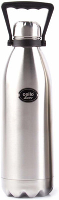 cello 1500 ml Steel, Copper Flask(Pack of 1, Silver)