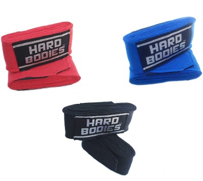 Hard Bodies Red, Blue, Black Boxing Hand Wrap (Red, Blue, Black, 108 inch) Boxing Hand Wrap(108 inch)