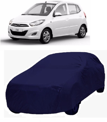 MoTRoX Car Cover For Hyundai i10 (Without Mirror Pockets)(Blue)