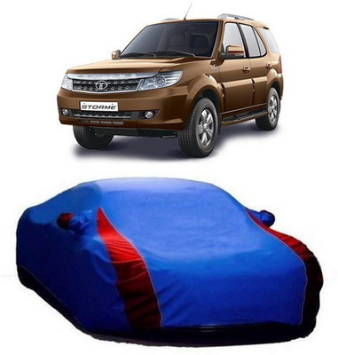 XGuard Car Cover For Tata Safari Storme (With Mirror Pockets)(Blue)