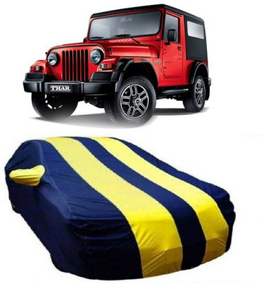 AAMANG Car Cover For Mahindra Thar (With Mirror Pockets)(Yellow)