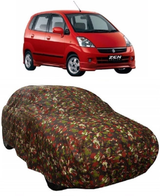 MoTRoX Car Cover For Maruti Suzuki Zen Estilo (With Mirror Pockets)(Multicolor)